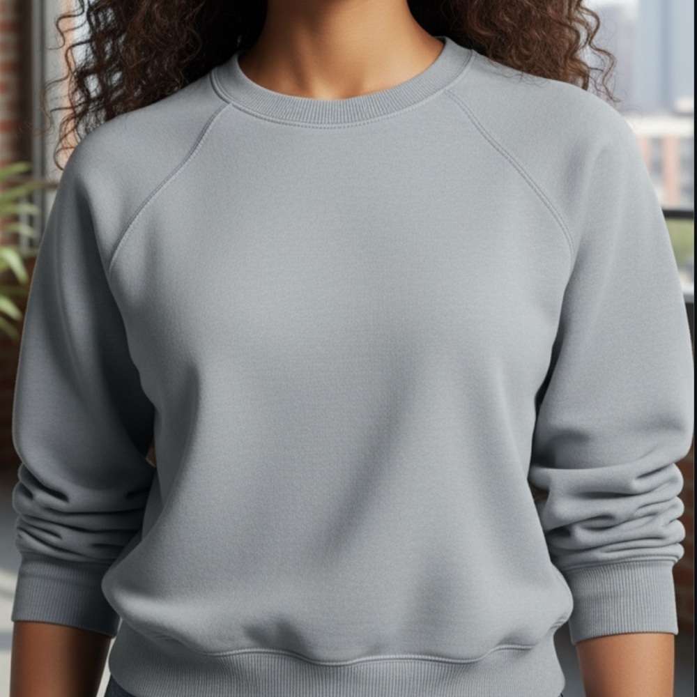 Hashtag Brand Sweatshirt Crewneck Blue Women’s Small. Great Basic